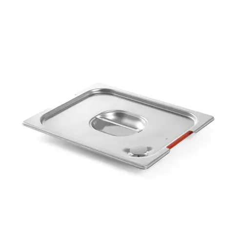 Hendi Stainless Steel Gastronorm Lid 1/2 with Seal and Place for Handles Hendi Stainless Steel Gastronorm Lid 1/2 with Seal and Place for Handles