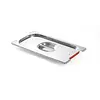 Hendi Stainless Steel Gastronorm Lid 1/3 with Seal and Place for Handles