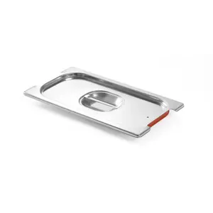 Hendi Stainless Steel Gastronorm Lid 1/3 with Seal and Place for Handles Hendi Stainless Steel Gastronorm Lid 1/3 with Seal and Place for Handles