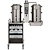 BRAVILOR BONAMAT Wall Mounted Filter Coffee Machinel with Container 20 L and Separate Hot Water Tap, 90 L/h, 11,32 kW