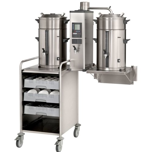 BRAVILOR BONAMAT Wall Mounted Filter Coffee Machinel with Container 20 L and Separate Hot Water Tap, 90 L/h, 11,32 kW BRAVILOR BONAMAT Wall Mounted Filter Coffee Machinel with Container 20 L and Separate Hot Water Tap, 90 L/h, 11,32 kW