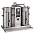 BRAVILOR BONAMAT Ekspres przelewowy z dwoma termosami 2 x 20 L z warnikiem, 90 L/h, 11,44 kW