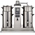 BRAVILOR BONAMAT Wall Mounted Filter Coffee Machinel with 2 Containers 2 x 10 L, 60 L/h, 8,38 kW