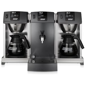 BRAVILOR BONAMAT Ekspres przelewowy typu buffet z dwoma systemami zaparzania,dwoma dzbankami i dwiema płytami grzejnymi, 30 L/h, 6,07 kW