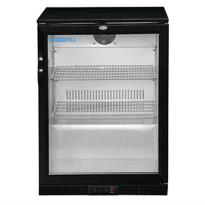 Nordyka Chłodziarka barowa z drzwiami uchylnymi 130, 0 do 10°C, Nordyka 130HBC, czarna Nordyka Chłodziarka barowa z drzwiami uchylnymi 130, 0 do 10°C, Nordyka 130HBC, czarna