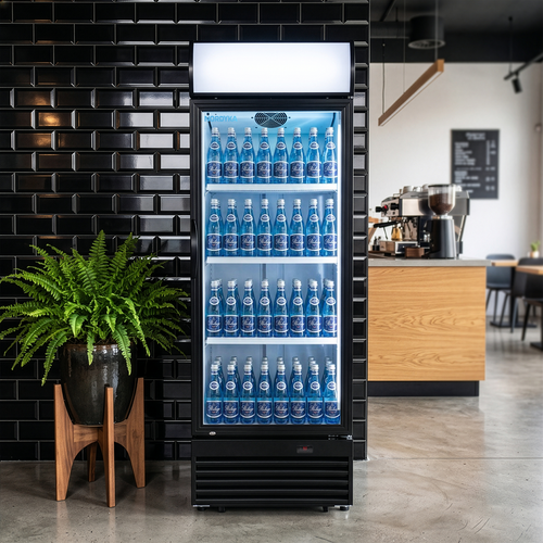 Nordyka Szafa chłodnicza 382 L, 0 do 10°C, ze stali nierdzewnej, Nordyka Aura 400HBC, 620x635x(h)1935 mm, agregat dolny Nordyka Szafa chłodnicza 382 L, 0 do 10°C, ze stali nierdzewnej, Nordyka Aura 400HBC, 620x635x(h)1935 mm, agregat dolny