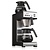 BRAVILOR BONAMAT Filter Coffee Machine with 2 Decanters, 15 L/h, 2,14 kW