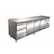 Saro Tripple Door Refrigerated Table with 3 Drawers 616 L, from -2 °C to 8 °C, Side-Mounted Compressor