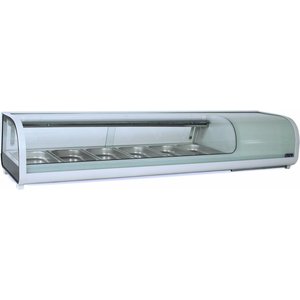 Saro Nadstawa chłodnicza do sushi lub tapas 6x 1/3 GN, 150W, od 0 do 12°C Saro Nadstawa chłodnicza do sushi lub tapas 6x 1/3 GN, 150W, od 0 do 12°C