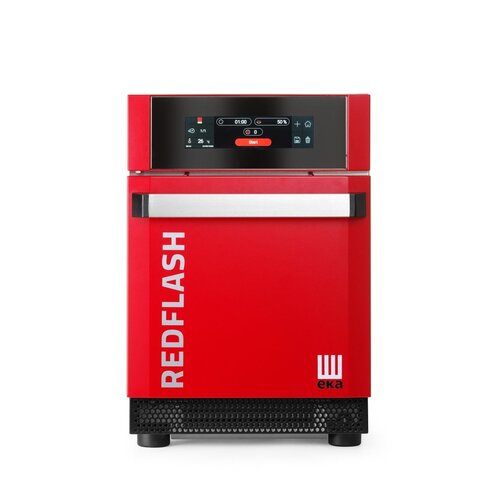 EKA Piec konwekcyjno-mikrofalowy REDFLASH, Tecnoeka, czerwony, 230V/3680W, 420x632x(H)630mm