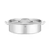 Hendi Garnek niski z aluminium bez pokrywy, 10.8L, Ø360, Hendi 836521 Hendi Garnek niski z aluminium bez pokrywy, 10.8L, Ø360, Hendi 836521