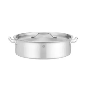 Hendi Garnek niski z aluminium bez pokrywy, 10.8L, Ø360, Hendi 836521 Hendi Garnek niski z aluminium bez pokrywy, 10.8L, Ø360, Hendi 836521