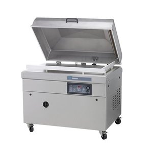 Henkelman Stationary Chamber Vacuum Packing Machine, Sealing 1100 and 670 mm, 160 m³/h, 3,0-9,0 kW, 400V, on Wheels