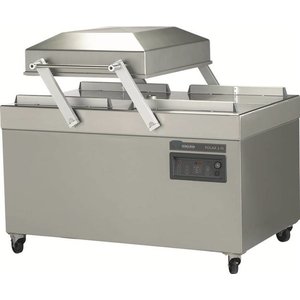 Henkelman Stationary Chamber Vacuum Packing Machine, Sealing 2 x 620 mm, 160 m³/h, 5,5-9,0 kW, 400V, on Wheels Henkelman Stationary Chamber Vacuum Packing Machine, Sealing 2 x 620 mm, 160 m³/h, 5,5-9,0 kW, 400V, on Wheels