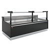 Diamond Lada chłodnicza z prostą szybą 0 do 2°C, 2560x1114x1210 mm, 800 W, Diamond DPT26-V5, czarna