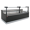 Diamond Refrigerated counter with straight glass 0 to 2°C, 2560x1114x1210 mm, 800 W, Diamond DPT26-V5, black Diamond Refrigerated counter with straight glass 0 to 2°C, 2560x1114x1210 mm, 800 W, Diamond DPT26-V5, black