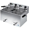 RedFox 2-Tank Countertop Electric Fryer 16 L, 2 x 6 kW, with Two Safety Drain Taps RedFox 2-Tank Countertop Electric Fryer 16 L, 2 x 6 kW, with Two Safety Drain Taps