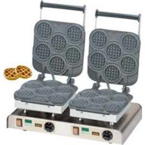 Neumarker Double Waffle Maker for Round Waffles, 4,4 kW Neumarker Double Waffle Maker for Round Waffles, 4,4 kW