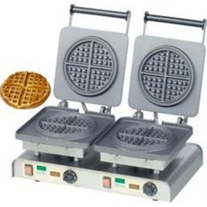 Neumarker Double Waffle Maker for American Waffles, 4,4 kW