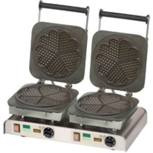 Neumarker Double Heart-Shaped Waffle Maker, 4,4 kW