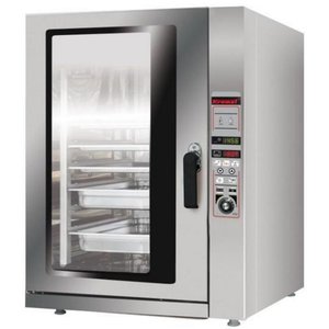 XXLselect Electric Combi Oven with Probe and Hand Shower 10 x GN 1/1, 15,6 kW