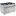 Saro Gas Cooker with 6 Burners, Closed Cupboard and Gas Oven GN 2/1, 120 L, 43,9 kW