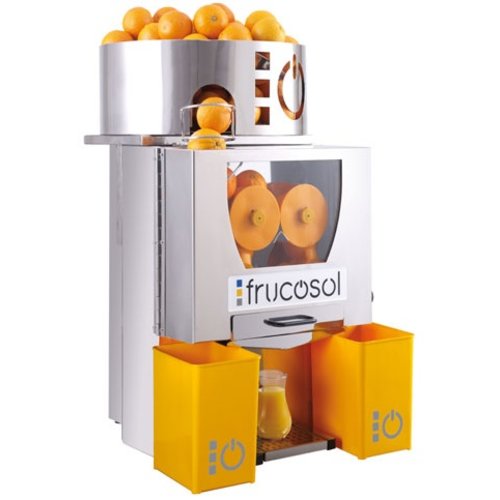 Frucosol Orange Juicer, Capacity 12 kg 20-25 Oranges/min, 460W, with Automatic Feed Frucosol Orange Juicer, Capacity 12 kg 20-25 Oranges/min, 460W, with Automatic Feed