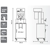 Frucosol Wyciskarka do pomarańczy, stacjonarna, pojemność 12 kg, 20-25 pomarańczy/min, 460W ze wsadem automatycznym