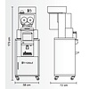 Frucosol Wyciskarka do pomarańczy, stacjonarna, pojemność 7 L, 20-25 pomarańczy/min, 610W ze wsadem automatycznym i chłodzeniem