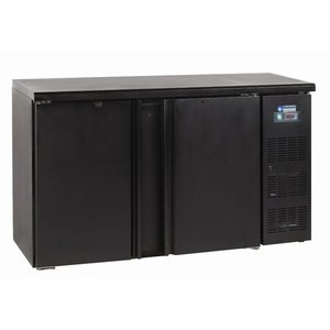 Diamond Triple Hinged Doors Back Bar Cooler 579 L, from 1 °C to 8 °C, Black Diamond Triple Hinged Doors Back Bar Cooler 579 L, from 1 °C to 8 °C, Black