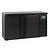Diamond Triple Hinged Doors Back Bar Cooler 579 L, from 1 °C to 8 °C, Black