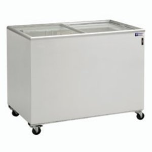 Diamond Glass Top Chest Freezer 400 L, from -15 °C to -25 °C