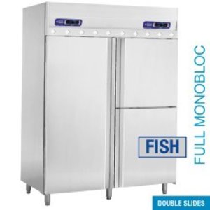 Diamond Combined Ventilated Fish Refrigerator and Three Door Freezer, 1400 L, -20 °C to +8 °C Diamond Combined Ventilated Fish Refrigerator and Three Door Freezer, 1400 L, -20 °C to +8 °C