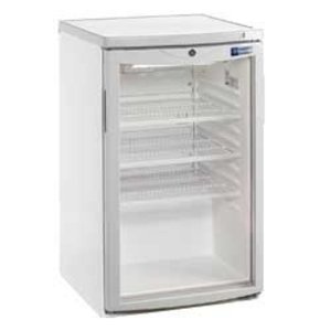 Diamond Stainless Steel Glass Door Ventilated Refrigerator 110 L, 0 °C to +10 °C Diamond Stainless Steel Glass Door Ventilated Refrigerator 110 L, 0 °C to +10 °C