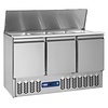 Diamond 3-doors Salad Prep Table 4x GN 1/1, 380 L, 2 °C to 10°C, Bottom-Mounted Compressor Diamond 3-doors Salad Prep Table 4x GN 1/1, 380 L, 2 °C to 10°C, Bottom-Mounted Compressor