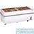 Diamond Glass Top Chest Freezer, from -15 °C to -23 °C