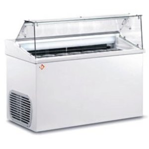 Diamond Display for ice-cream, 7 containers Diamond Display for ice-cream, 7 containers