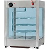 Diamond Countertop Pizza Heating Display 3-Level, 0,70 kW, from 0 to 90 °C, Silver