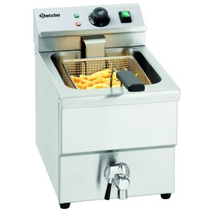 Bartscher Countertop Electric Fryer 8 L, 3,25 kW with Drain Tap Bartscher Countertop Electric Fryer 8 L, 3,25 kW with Drain Tap