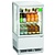 Bartscher Refrigerated Display Square, 58 L, from 2°C to 12°C, Countertop, White