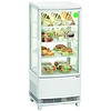 Bartscher Refrigerated Display Square, 86 L, from 2°C to 12°C, Countertop, White Bartscher Refrigerated Display Square, 86 L, from 2°C to 12°C, Countertop, White