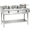 Bartscher Gas Wok Cooker with 3 Burners on an Open Base, 34,5 kW Bartscher Gas Wok Cooker with 3 Burners on an Open Base, 34,5 kW