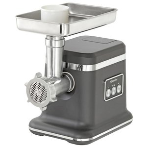 Bartscher Meat Grinder 10 kg/h 850W with Three Mincing Discs Ø 62 mm with Hole 3, 4,8 and 8mm, Grey Bartscher Meat Grinder 10 kg/h 850W with Three Mincing Discs Ø 62 mm with Hole 3, 4,8 and 8mm, Grey