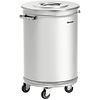 Bartscher 56 L Round Stainless Steel Wheelie Bins, Lift Lid Bartscher 56 L Round Stainless Steel Wheelie Bins, Lift Lid