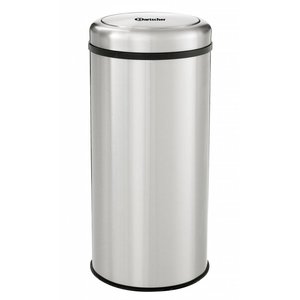 Bartscher 50 L Round Stainless steel Waste Bin, Swivel Lid