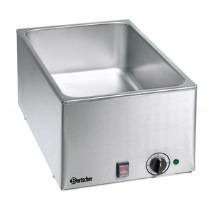 Bartscher Countertop Electric Bain Marie, 1-Chamber with Drain Tap, GN 1/1, 1,2 kW Bartscher Countertop Electric Bain Marie, 1-Chamber with Drain Tap, GN 1/1, 1,2 kW