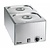 Bartscher Countertop Electric Bain Marie, 1-Chamber with Drain Tap, GN 1/2, 1,2 kW