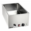 Bartscher Countertop Electric Bain Marie, 1-Chamber with Drain Tap, GN 1/1, 1,2 kW