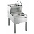 Bartscher Janitorial Wash Basin, 510x700x(h)850 mm with Sink and Mixer