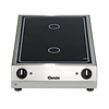 Bartscher Countertop Electric Hob with 2 Hot Zones One by One, 6 kW